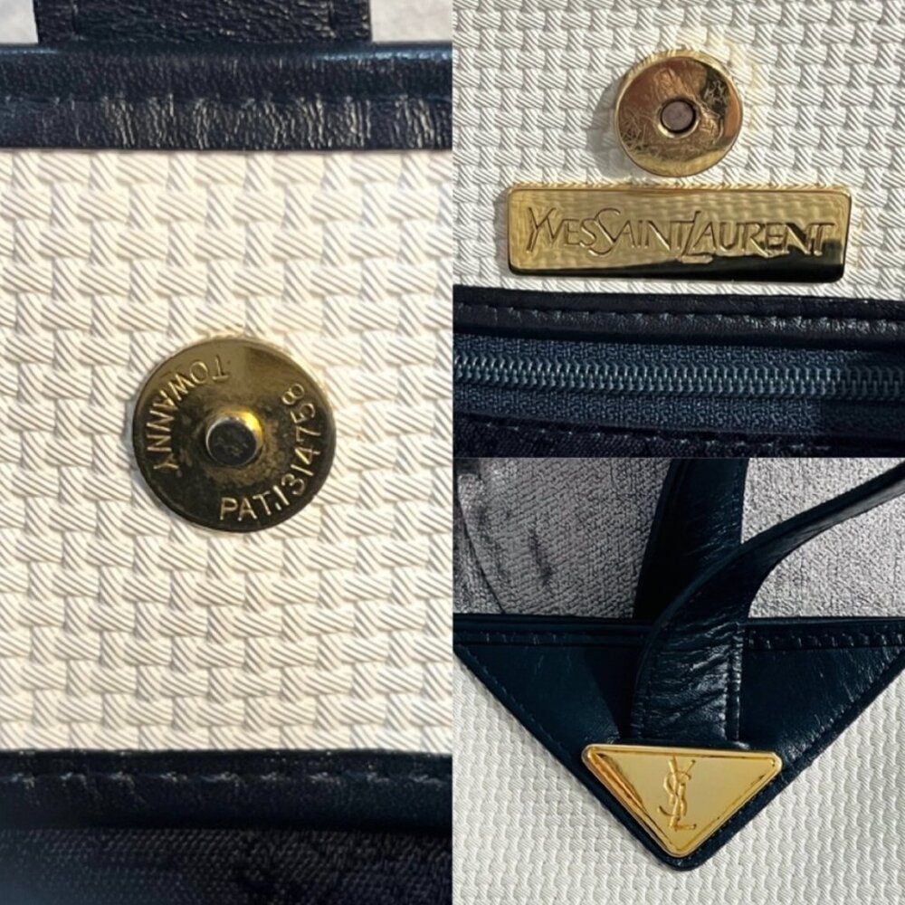 Yves Saint Laurent (YSL) Triangle Plate Cassandra Handle Bag w/COA and dust bag - Picture 7 of 10